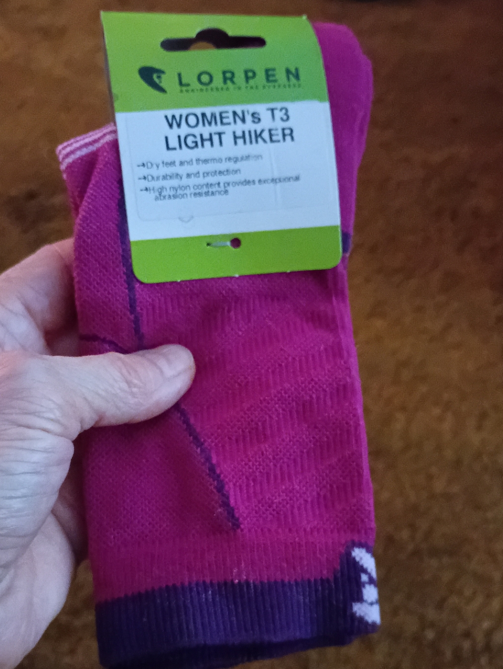Women's T3 Light Hiker Socks — Pink